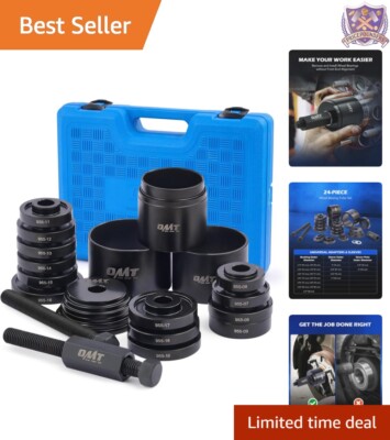 Precision Wheel Bearing Press Kit - Multi-Size Tool Set for Professionals
