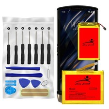 Large Power 1345mAh Main 1365mAh Sub Battery Tool f Motorola razr 4G 2019 XT2000