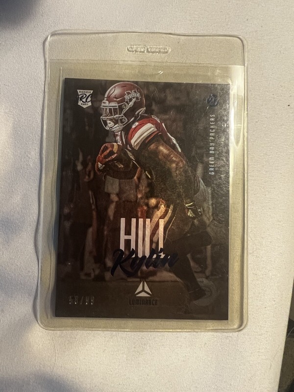 2021 Panini Luminance - Blue #184 Kylin  Hill /99
