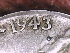 1943/2 -P Jefferson Nickel Overdate Error - 3 over 2 Variety