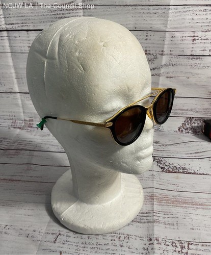 Stefano Ricci Spirit Horn Gold & Black Eyeglass Frame Made Germany - Picture 5 of 10
