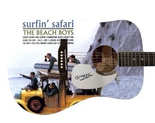 Beach Boys Brian Wilson Signed Acoustic Guitar Surfin Safari JSA COA