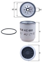 Mahle KC 688D Kraftstofffilter FüR Renault Trucks,Volvo