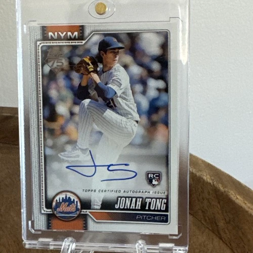 2026 Topps Series 1 Jonah Tong Flagship Real One Autographs (RAW)