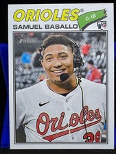 2026 Topps Heritage Samuel Basallo SSP Image Variation #175 RC + Base RC Lot