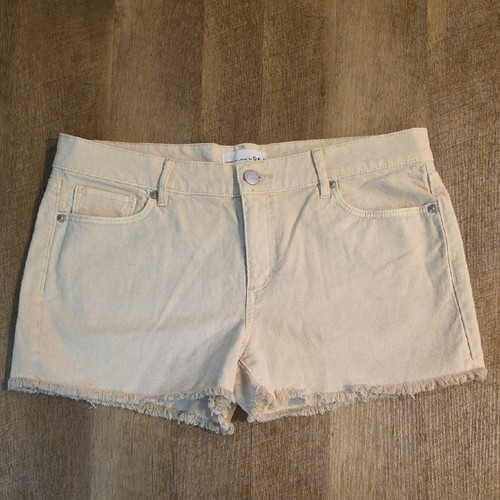 Loft - hellbraune Jeansshorts für Damen. Größe 10!