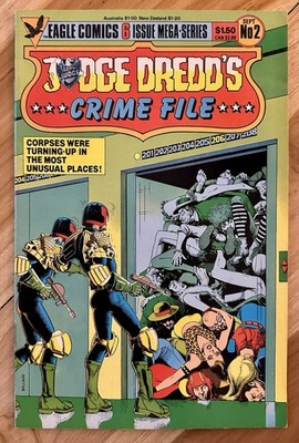 Judge Dredd's Crime File #2 (Eagle Comics, 1985) VF+ Condition