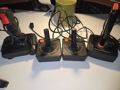 Atari Joystick Controller Lot of 4 CX40 PointMaster Vintage Atari 2600 7800