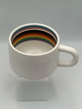 Our Place- Full Of Pride 20oz Mug Viviana Matsuda Rainbow Hand Painted Interior