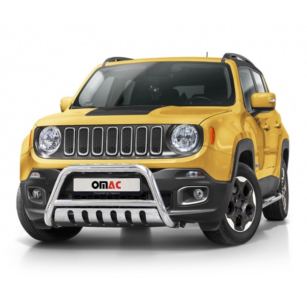 FrontbüGel FrontschutzbüGel FüR Jeep Renegade 2014-2024 Mit Abe Edelstahl Silber-image
