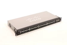 Cisco SG220-50 50-Port Gigabit Smart Plus Switch with Ears P/N: SG220-50-K9 V04