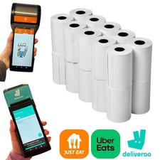 Thermal Till Rolls 80x40 Just Eat Machine Compatible High Quality Receipt Paper