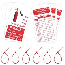 Fire Extinguisher Tags monthly Safety Inspect...
