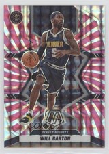 2021-22 Panini Mosaic FOTL Pink Swirl Prizm 7/11 Will Barton #108 1m1a