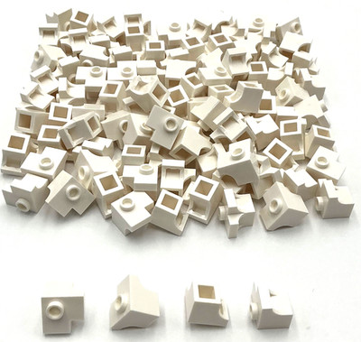 Lego 100 New White Arch 1 1/2 x 1 1/2 Corner Arches Pieces