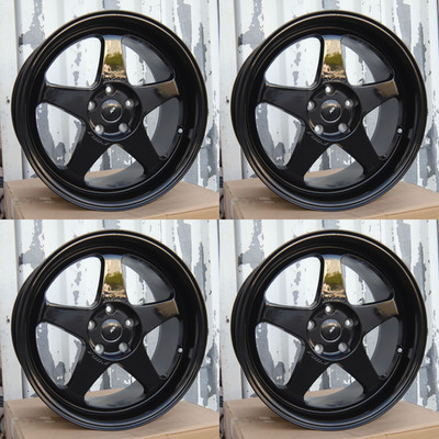 18'' NEW AVID1 AV-42 18x8.5/18x9.5 Wheels ET35 (5x114.3) Rims CB: 73.1 Fits HONDA