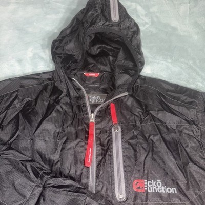 Vintage Ecko Unltd Function Jacket Red Black Large Y2K Quarter Zip Tech