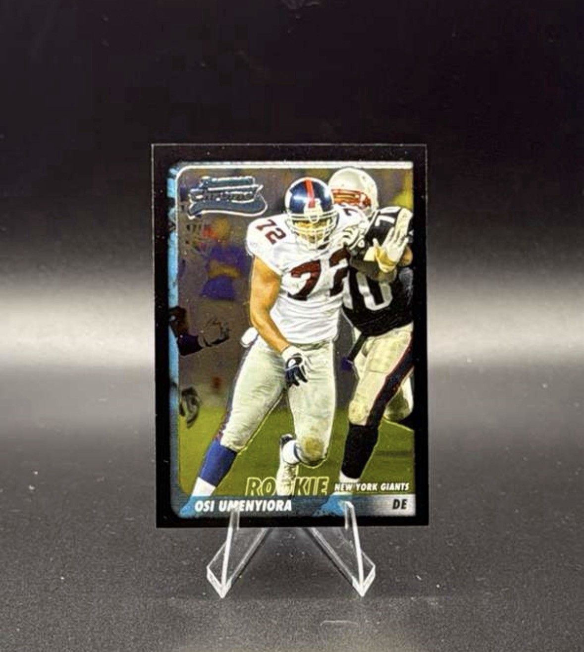 2003 Bowman Chrome - Osi Umenyiora #158 (RC)