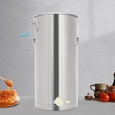 2 Frame Manual Honey Extractor Stainless Steel 70 × 35 cm
