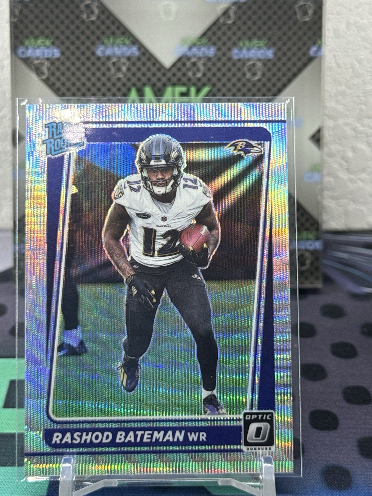 2021 Panini Donruss Optic - Rashod Bateman #210 Rated Rookie Wave Prizm/299