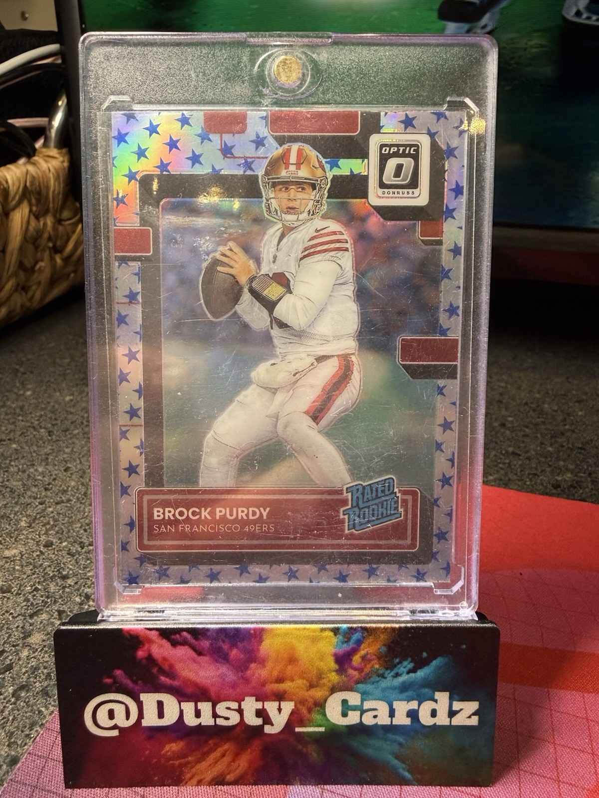 2022 Panini Donruss Optic - Rated Rookie Brock Purdy #277 Stars Prizm (RC)