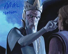 8x10 Star Wars Clone Wars Lloyd Sherr The Father Signed Autograph COA