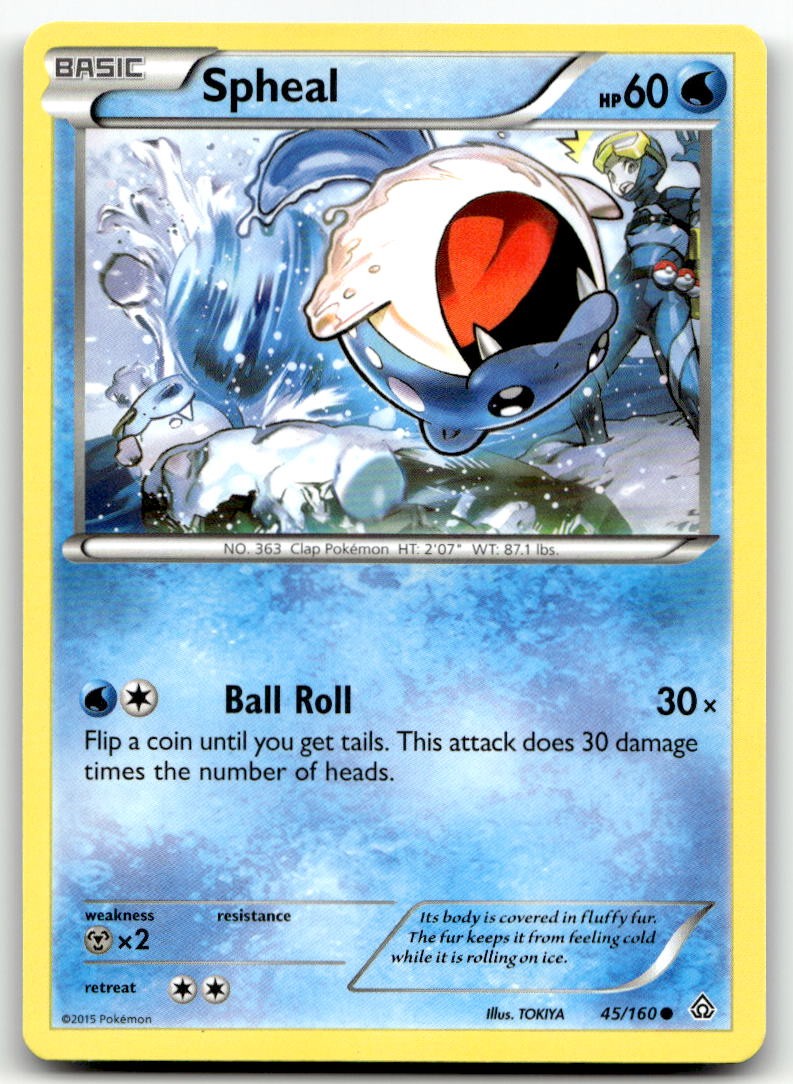 Spheal (45) Common XY - Primal Clash 45/160 NM