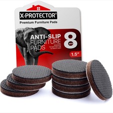Non-Slip Furniture Pads - 8 PCS Self-Adhesive Rubber Feet for Stability