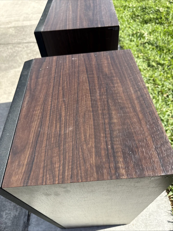 Altavoces Technics SB-X700 usados de colección nido de abeja 3 vías estéreo de alta fidelidad de la vieja escuela Foto 4 de 4