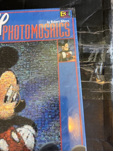 SIGILLATO Disney Photomosaici Topolino 1026 pezzi puzzle Robert Silver 27" x 20" - Foto 3 di 10