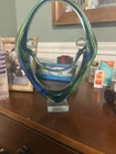 Murano Glass Couple Holding Hands Hand Blown Art Glass Figurine Italy