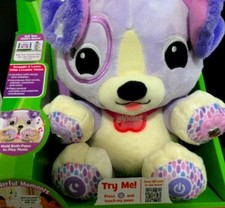 LeapFrog My Pal Violet Smarty Paws Interactive Plush Dog 6 Musical Talking NIB