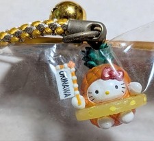 Sanrio Hello kity Okinawa Limited Pineapple Collaboration Netsuke Strap