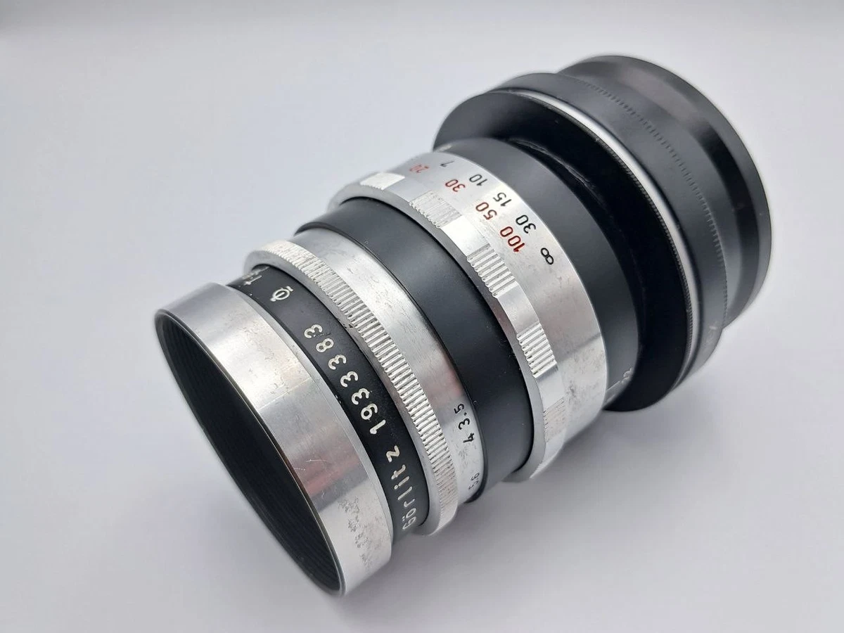 Lot Objectifs Meyer Optik Görlitz 35mm Et 135mm – Monture Altix – Années 1950