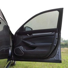 Car Front Side Window Shade,2 Pack Super Stretchy Mesh Car Window Screen Sun