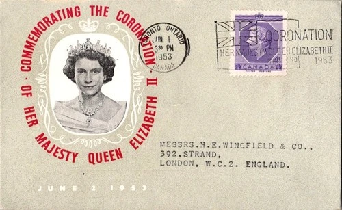 Canada Scott 330 Addressograph  Address.