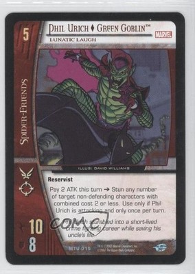 2007 VS System Marvel Team-Up Phil Urich - Green Goblin #MTU-015
