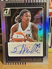 2025 Donruss WNBA Diamond Miller Signature Series Holo Auto Minnesota Lynx