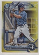 2022 Bowman Chrome Prospects Yellow Refractor /75 Dru Baker #BCP-176 0y2i