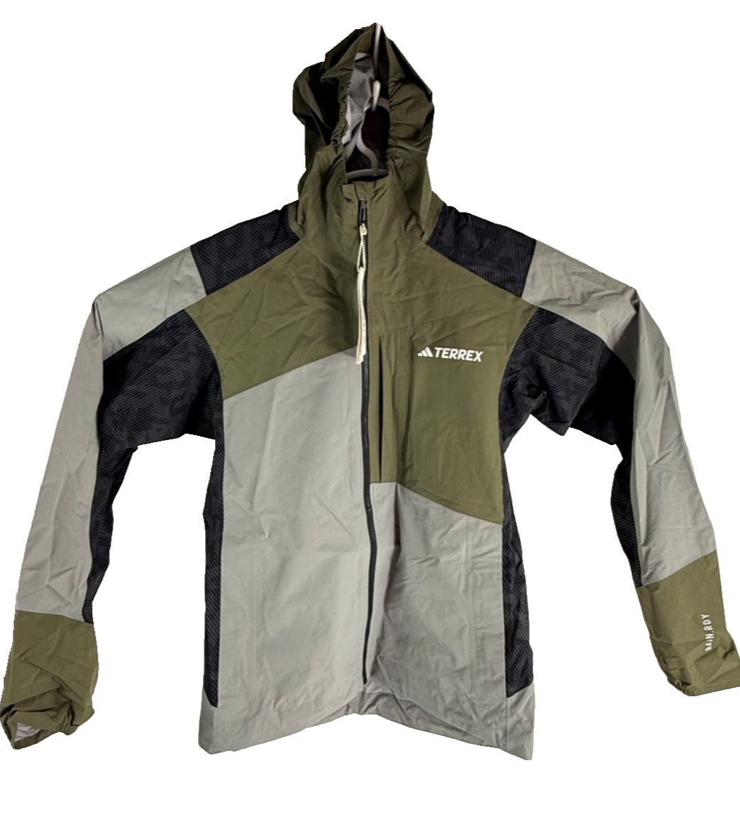 Adidas Terrex Xperior Hybrid RAIN.RDY Jacket Grey Men's Size