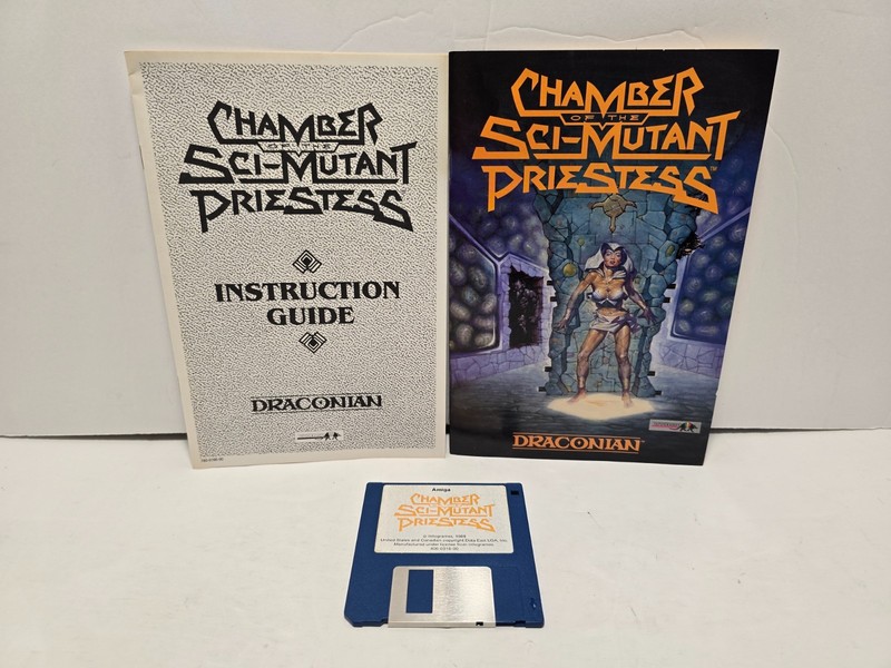 Chamber of the Sci-Mutant Priestess w/ Manual & Inserts 3.5" Commodore Amiga