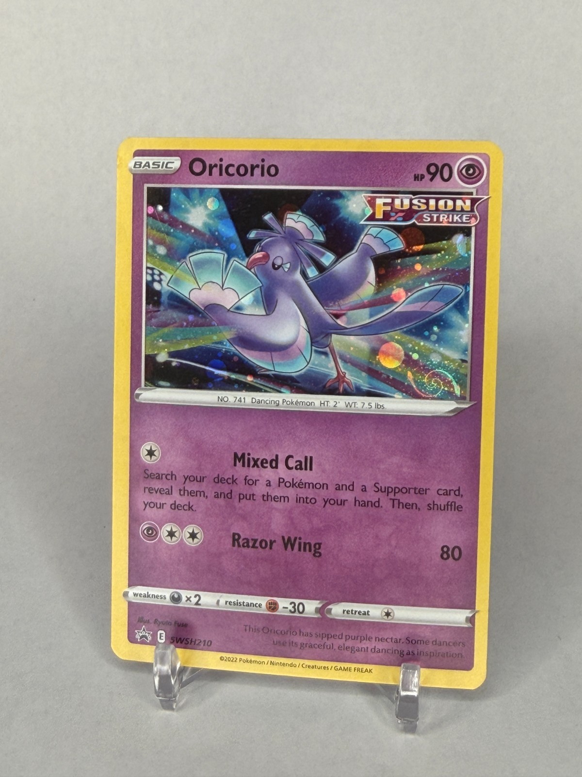 Oricorio swsh210 Black Star promo 🌀SWIRL🌀