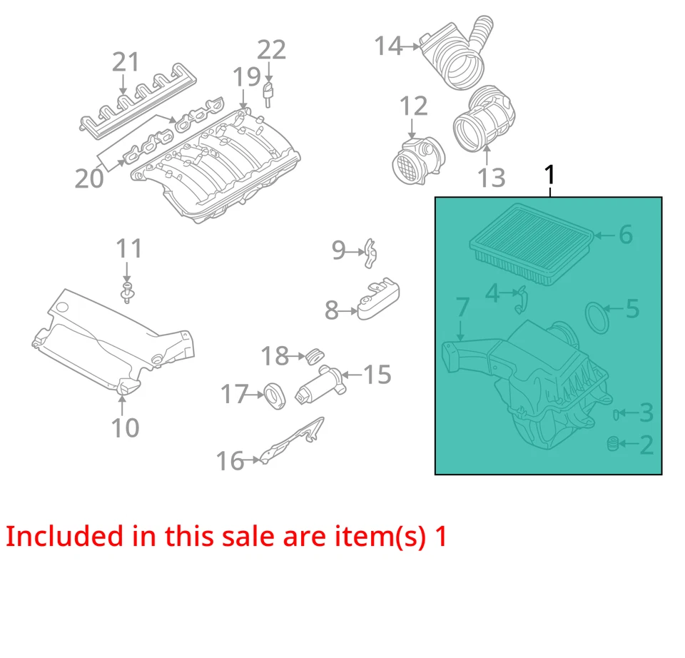 Purificador de aire E46 compatible con 99-00 BMW 323i 28945126 Foto 4 de 4