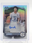 DEREK DIXON 2025-26 BOWMAN CHROME REFRACTOR 1ST ROOKIE AUTO /499 Q7246