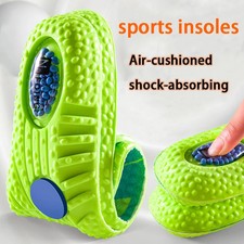 PU air cushion sports insoles Soft Comfort Shoes Pads Running Shock Absorption S