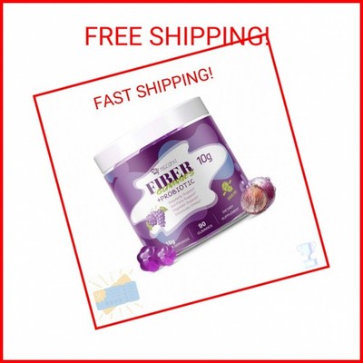 Migcopat 10G Fiber Gummies for Adults, No Sugar Added Grape Flavor, Fiber Supple