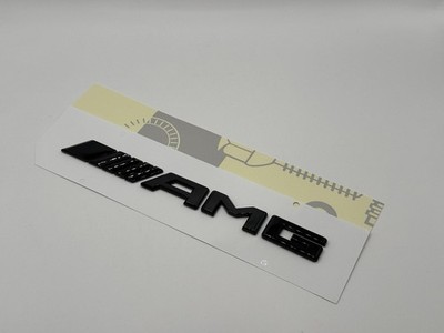 AMG Schriftzug Schwarz Hochglanz Emblem 2D