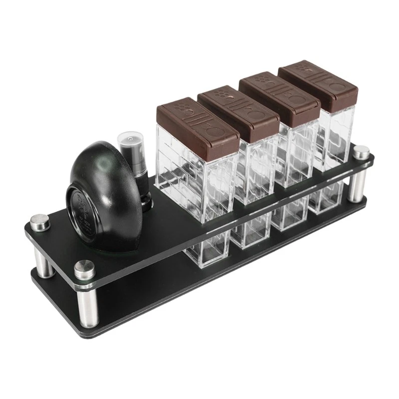 Acrylic Coffee Storage Tubes with Sprayed Bottle Coffee Storage Containers