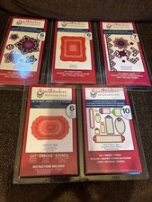 Spellbinders Shapeabilities Templates Cut Emboss Stencil Letterpress Dies U Lot