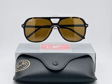 Ray-Ban RB2198 Bill 60mm Pilot Oversized Sunglasses Havana Frame & Brown Lens